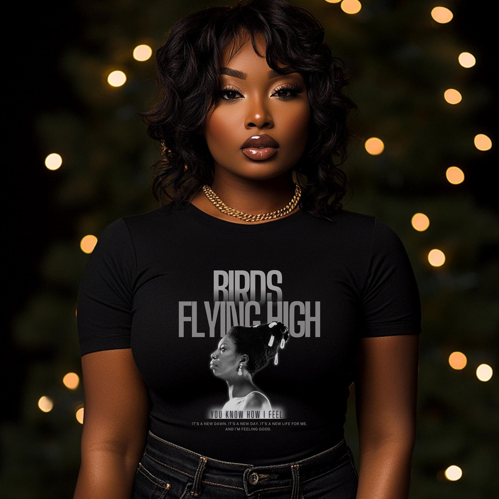 Nina Simone Unisex Tee Afro Women T-shirt